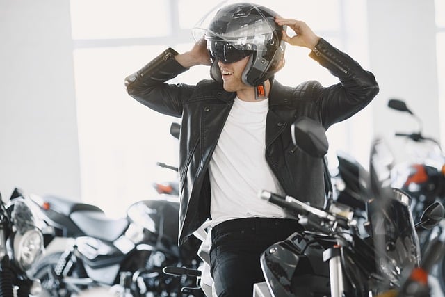 Free download moto salon motorcycle customer free picture to be edited with GIMP free online image editor