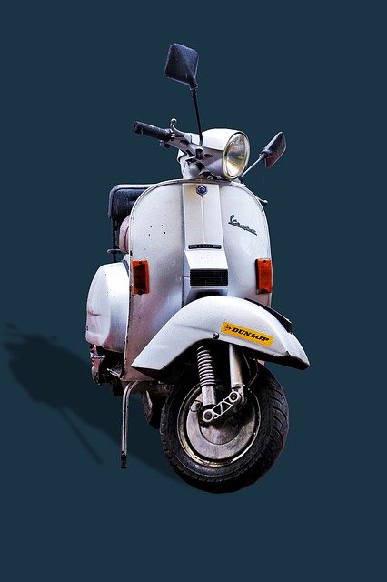 Free download Moto Scooter Classic -  free illustration to be edited with GIMP free online image editor