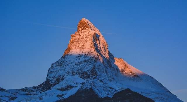 הורדה חינם Mountain Aurora Matterhorn - תמונה או תמונה בחינם לעריכה עם עורך התמונות המקוון GIMP