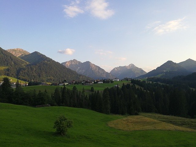 Free download Mountain Austria Trees -  free photo or picture to be edited with GIMP online image editor