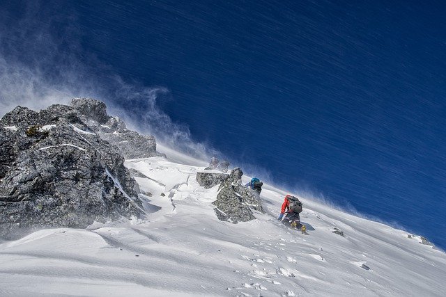 Free download mountain climbing winter people free picture to be edited with GIMP free online image editor