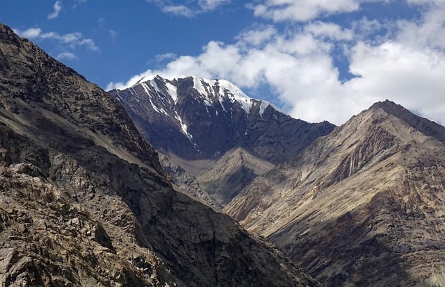 免费下载亚洲喀喇昆仑山脉冰川免费图片，使用 GIMP 免费在线图像编辑器进行编辑