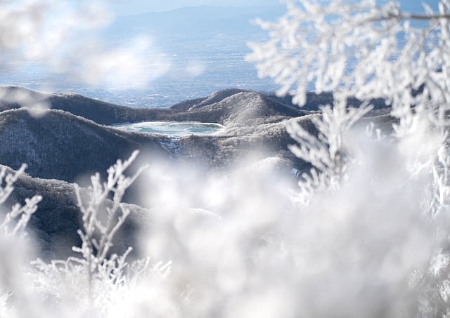 Free download mountain lake forest snow winter free picture to be edited with GIMP free online image editor