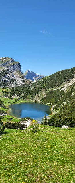 Free download mountain lake hike alps nature free picture to be edited with GIMP free online image editor