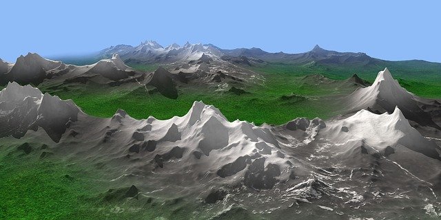 Free download Mountain Landscape Rocky -  free illustration to be edited with GIMP free online image editor