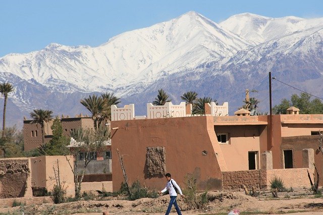免费下载摩洛哥山地旅行高 - 免费免费照片或图片可使用 GIMP 在线图像编辑器进行编辑