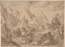 Free download Mountainous Landscape with Town free photo or picture to be edited with GIMP online image editor