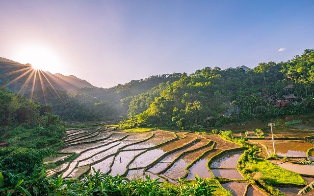 Free download mountain rice terraces rice fields free picture to be edited with GIMP free online image editor