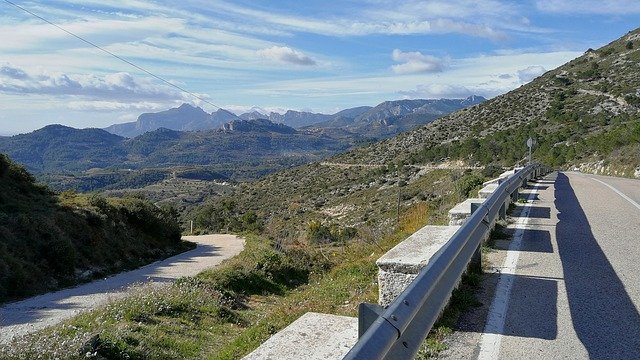 دانلود رایگان Mountain Road View - عکس یا تصویر رایگان برای ویرایش با ویرایشگر تصویر آنلاین GIMP