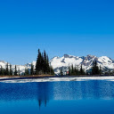 Mountains and green rivers  screen for extension Chrome web store in OffiDocs Chromium