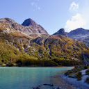 Mountains and large lake  screen for extension Chrome web store in OffiDocs Chromium