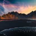 MOUNTAINS AND SEA THEME  screen for extension Chrome web store in OffiDocs Chromium