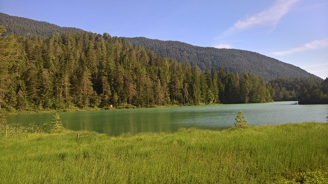 Free download Mountains Bergsee Landscape -  free photo or picture to be edited with GIMP online image editor