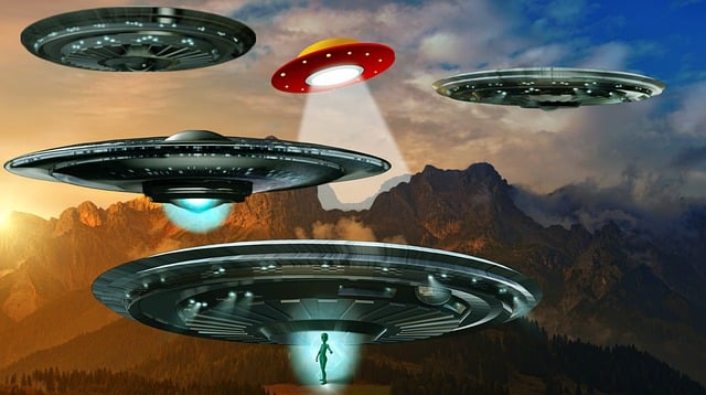 Free download mountains fantasy ufo futurist free picture to be edited with GIMP free online image editor