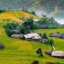 Mountains, fields and houses  screen for extension Chrome web store in OffiDocs Chromium