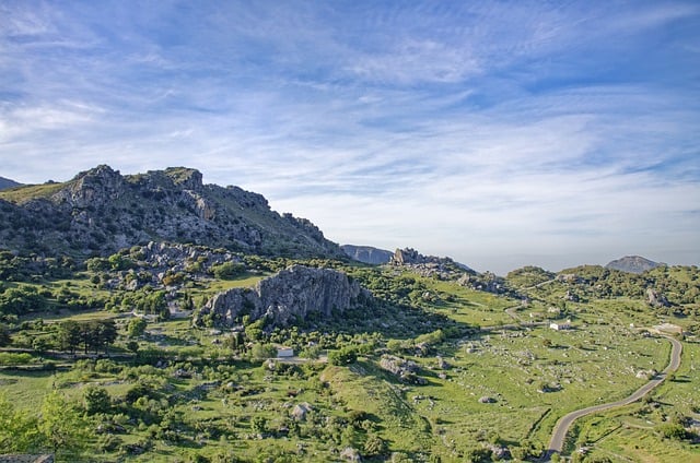Free download mountains hill rocks trees spain free picture to be edited with GIMP free online image editor