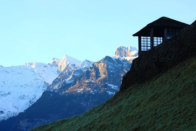 Free download mountains hut snow alps free picture to be edited with GIMP free online image editor