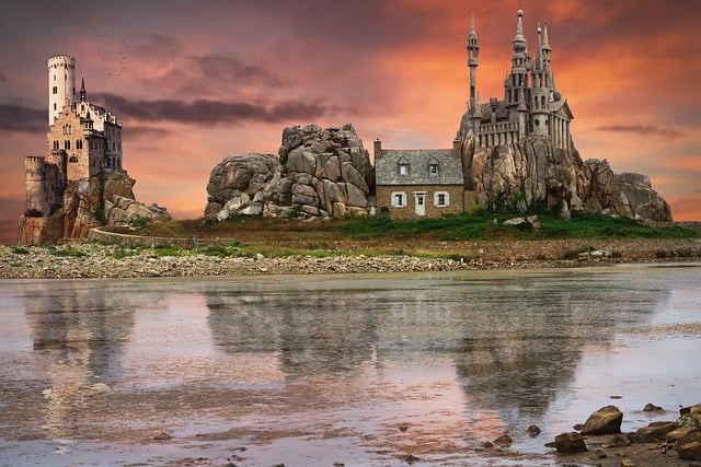 Free download mountains lake rocks castles free picture to be edited with GIMP free online image editor