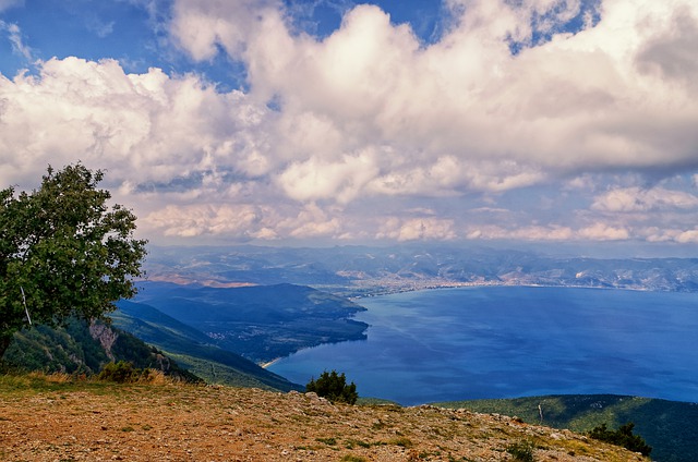 Free download mountains lake trees forest mist free picture to be edited with GIMP free online image editor