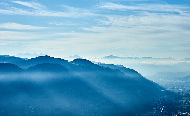 Free download Mountains Light Snowfall Clouds -  free photo or picture to be edited with GIMP online image editor