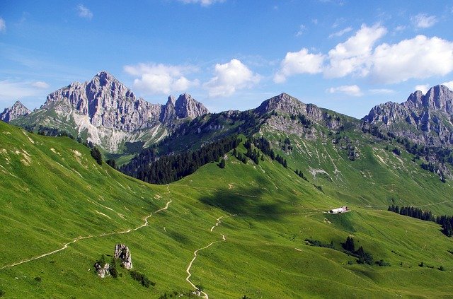 Muat turun percuma templat foto percuma Mountains Panorama Alpine untuk diedit dengan editor imej dalam talian GIMP