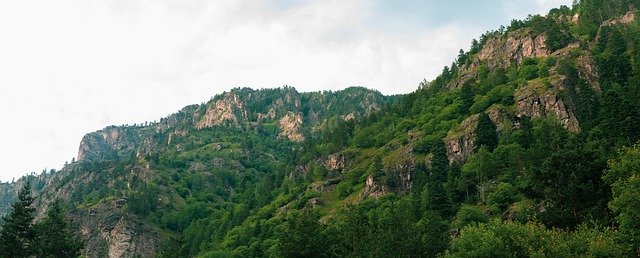 Free download Mountains Panorama Rock -  free photo or picture to be edited with GIMP online image editor