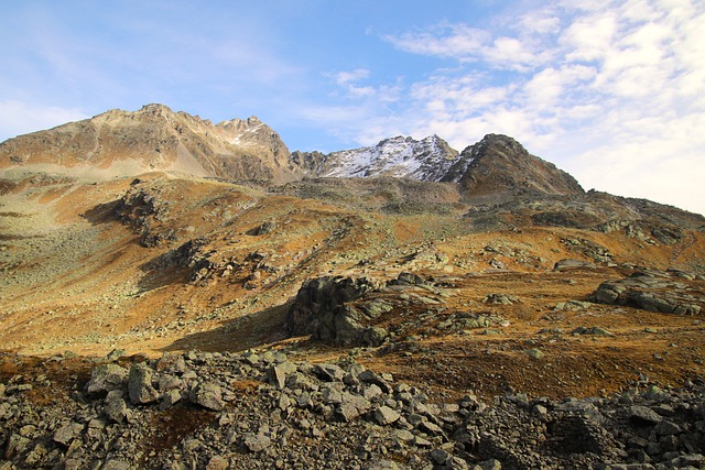 Free download mountains rocks alps rubble field free picture to be edited with GIMP free online image editor