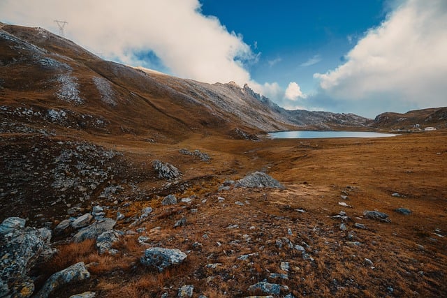Free download mountains sky highland scenery free picture to be edited with GIMP free online image editor