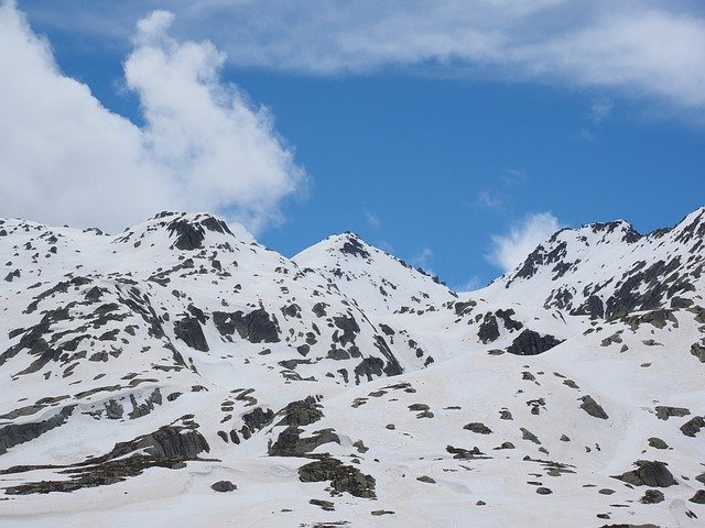 Free download Mountains Snow Fields God -  free photo or picture to be edited with GIMP online image editor