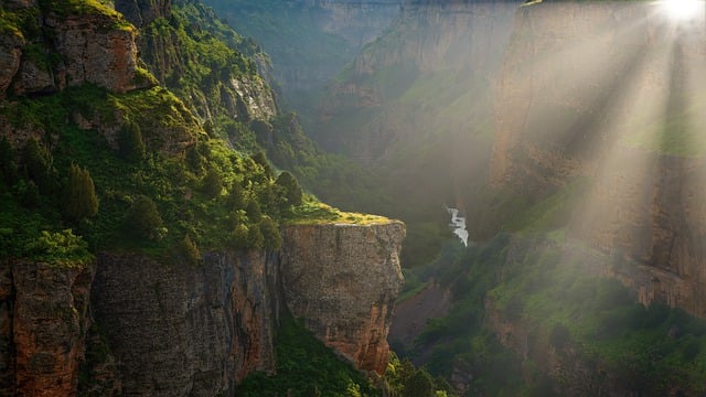 Free download mountains sunset vegetation green free picture to be edited with GIMP free online image editor