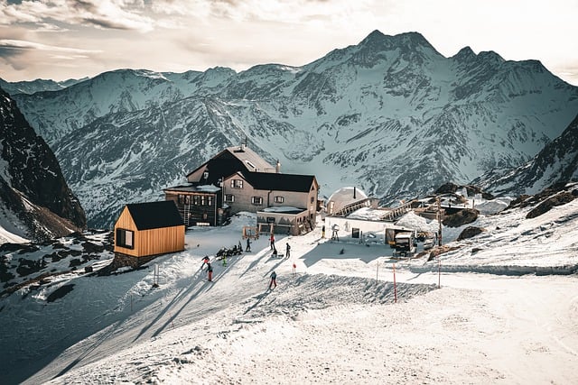 Free download mountains to ski alps winter free picture to be edited with GIMP free online image editor
