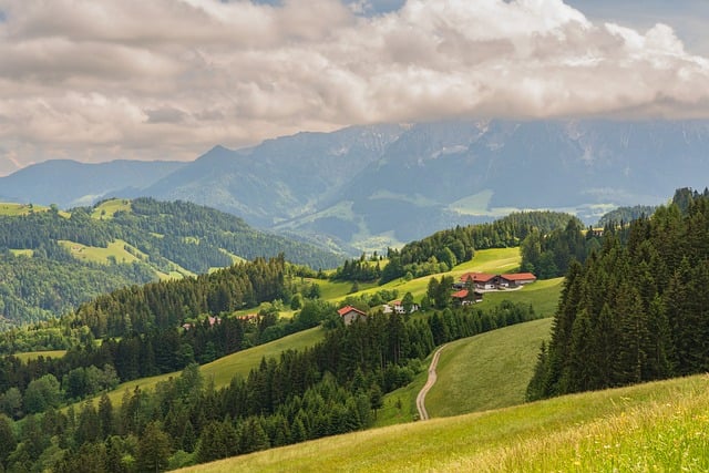 Free download mountains valleys forests heaven free picture to be edited with GIMP free online image editor