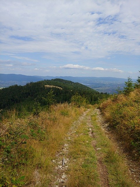 تنزيل مجاني Mountains View Silesian Beskid - صورة مجانية أو صورة ليتم تحريرها باستخدام محرر الصور عبر الإنترنت GIMP