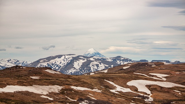 Free download mountains volcano snow winter free picture to be edited with GIMP free online image editor