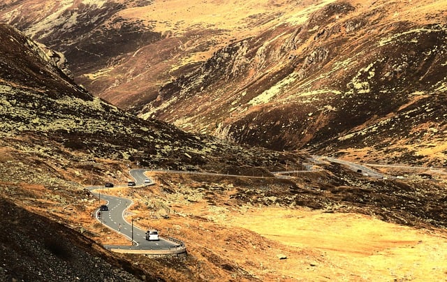 Free download mountains winding road travel free picture to be edited with GIMP free online image editor