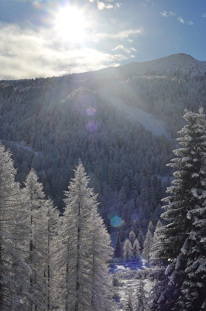 Free download Mountain Winter Italy -  free photo or picture to be edited with GIMP online image editor