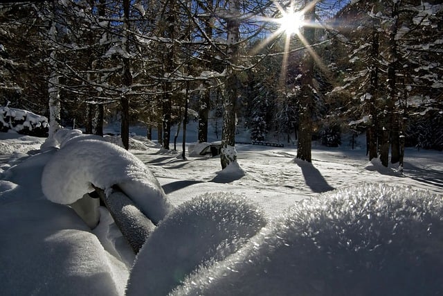 Free download mountain winter snow snowfall free picture to be edited with GIMP free online image editor