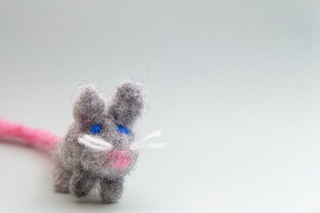 Téléchargement gratuit de Mouse Animal Felt Stuffed - photo ou image gratuite à éditer avec l'éditeur d'images en ligne GIMP