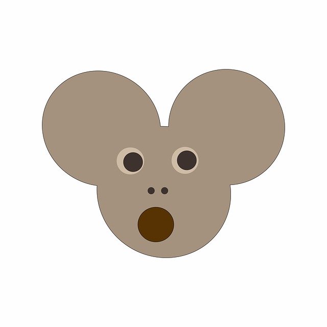 Kostenloser Download Mouse Bewildered Big Ears Open - kostenlose Illustration, die mit dem kostenlosen Online-Bildeditor GIMP bearbeitet werden kann