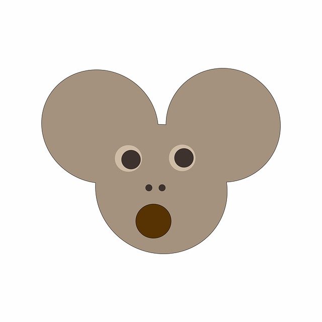 Libreng download Mouse Bewildered Big Ears Open - libreng ilustrasyon na ie-edit gamit ang GIMP na libreng online na editor ng imahe