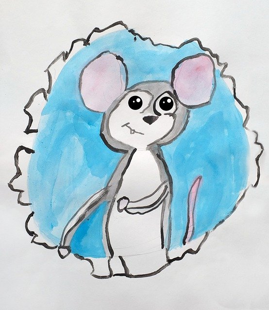 Free download mouse drawing art animal mammal free picture to be edited with GIMP free online image editor