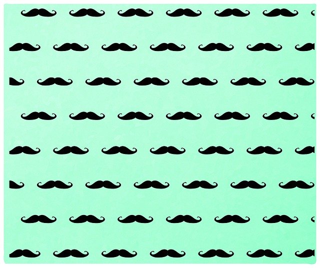 Free download Moustache Reasons Green -  free illustration to be edited with GIMP online image editor