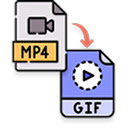 MP4 to GIF  screen for extension Chrome web store in OffiDocs Chromium