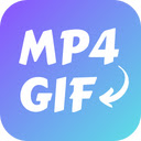 MP4 to GIF converter  screen for extension Chrome web store in OffiDocs Chromium