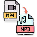 MP4 to MP3  screen for extension Chrome web store in OffiDocs Chromium