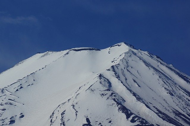 Free download Mt Fuji Mountain Top Snow -  free photo or picture to be edited with GIMP online image editor