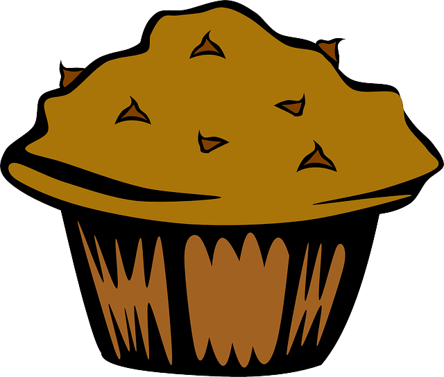 Free download Muffin Chocolate Chip - Free vector graphic on Pixabay free illustration to be edited with GIMP free online image editor