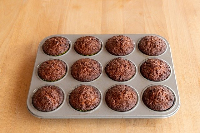 Free download Muffins Sheet Dessert free photo template to be edited with GIMP online image editor