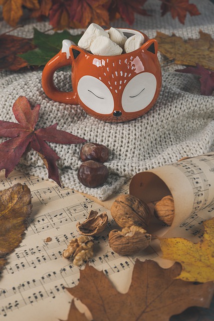 Free download mug fox mug marshmallows autumn free picture to be edited with GIMP free online image editor