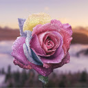Multicolored flowers  screen for extension Chrome web store in OffiDocs Chromium